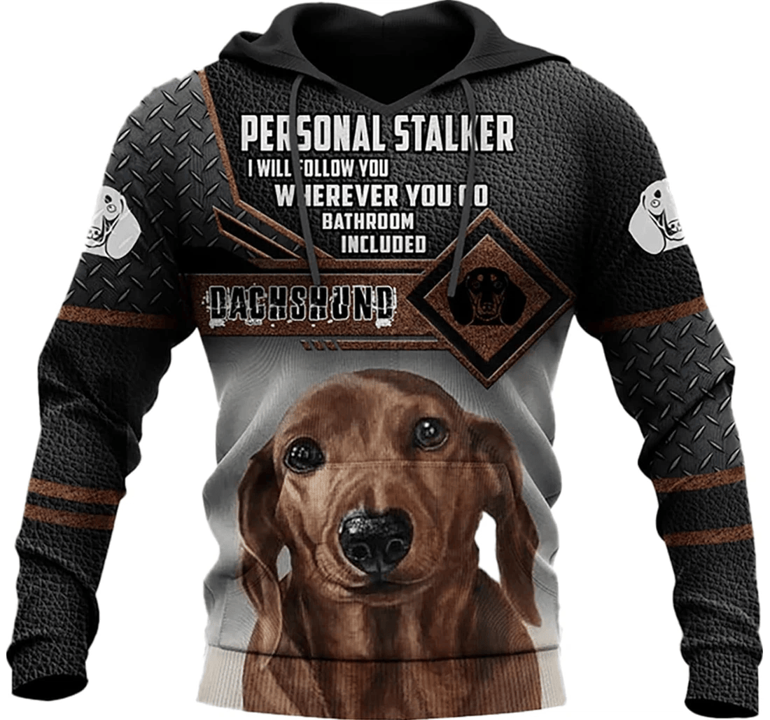 Personalized Lover Dogs - 3D Printed Pullover Hoodie