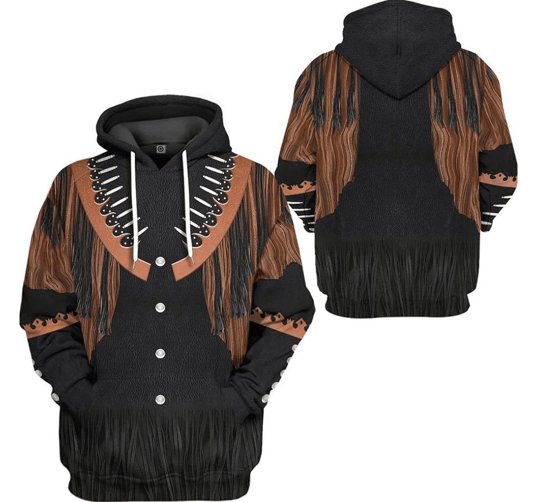 Personalized Cowboy - 3D Printed Pullover Hoodie