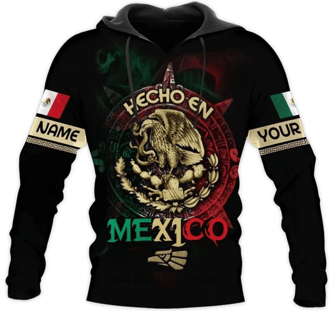 Personalized Name Mexican Customized Mexican Mexico Mexico - 3D Printed Pullover Hoodie
