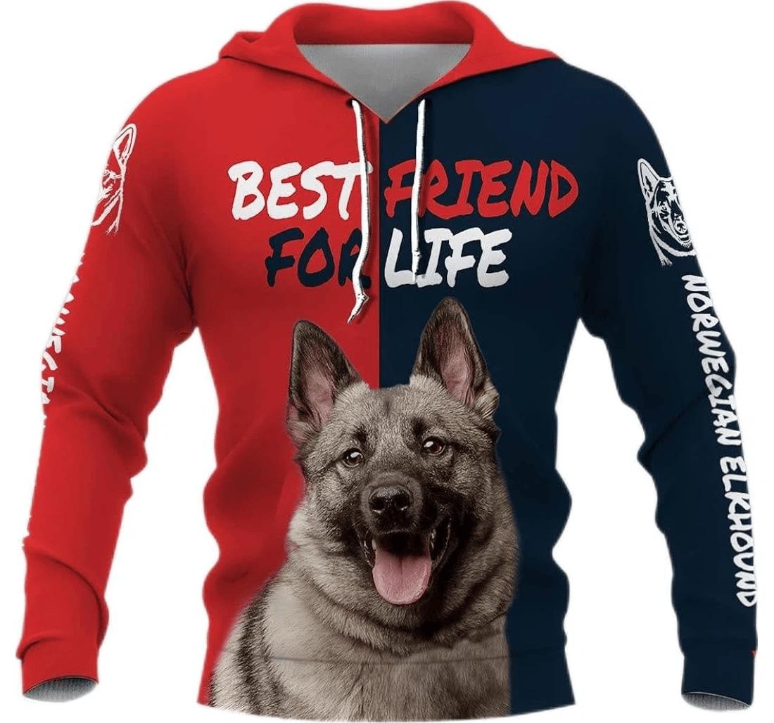 Personalized Dogs Best Friend Ss - 3D Printed Pullover Hoodie