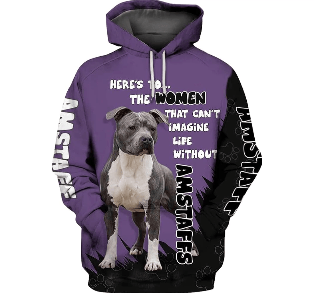 Personalized Name Dogs Lovers - 3D Printed Pullover Hoodie