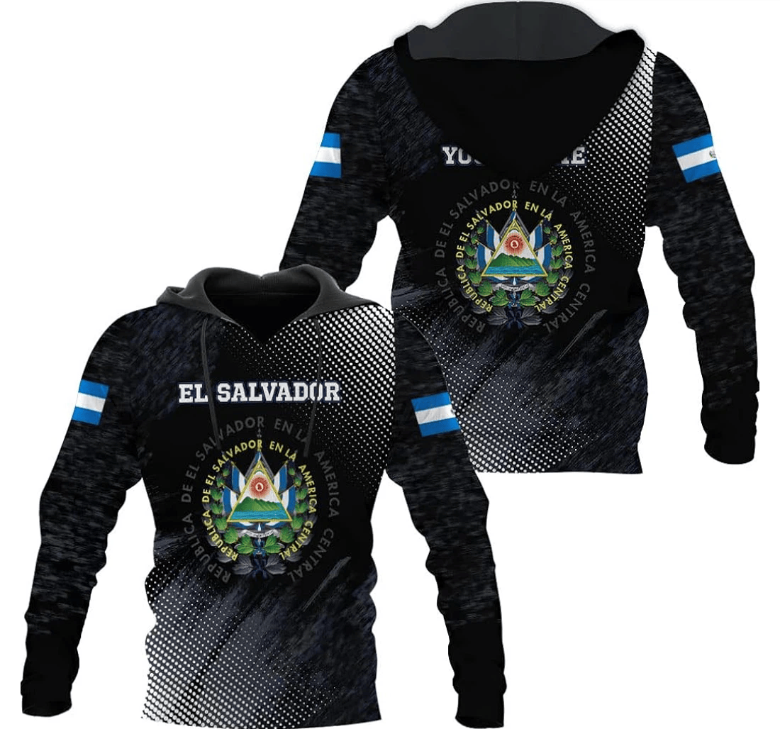 Personalized El Salvador El Salvador El Salvador Sweaters El Salvador - 3D Printed Pullover Hoodie