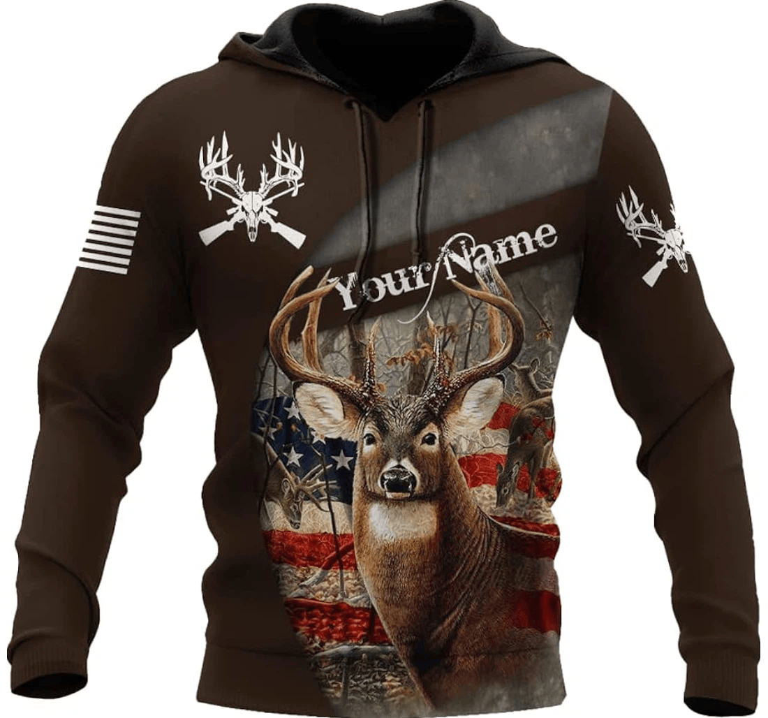 Personalized Premium Hunting Customized Name Hunting Season Shirts - 3D Printed Pullover Hoodie