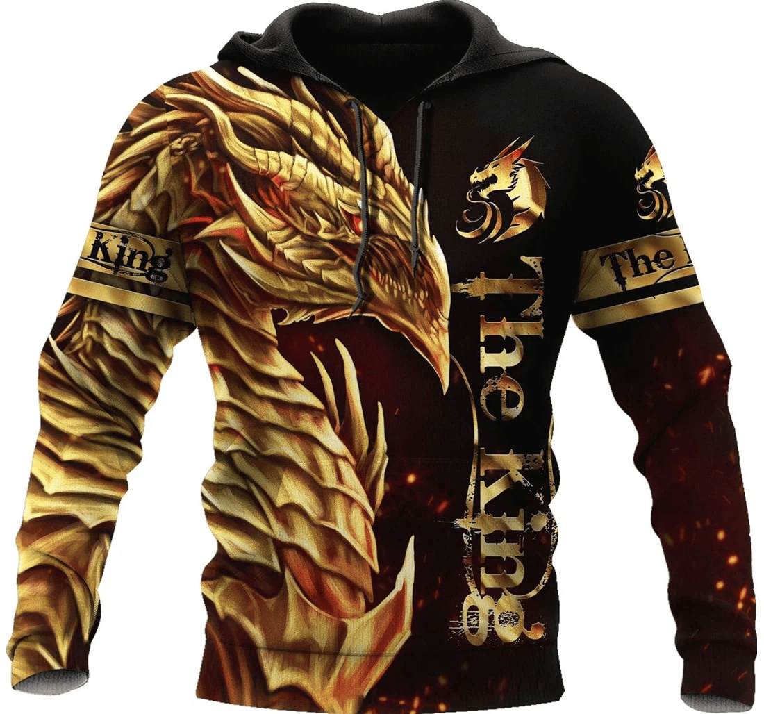 Personalized Amazing Dragon Birthday Christmas Animals - 3D Printed Pullover Hoodie