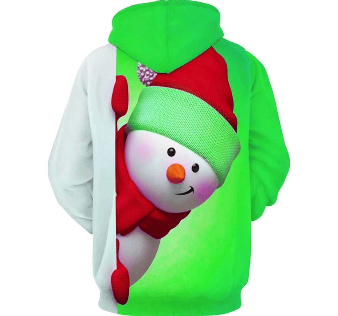 Personalized Christmas Tops Blouse - 3D Printed Pullover Hoodie