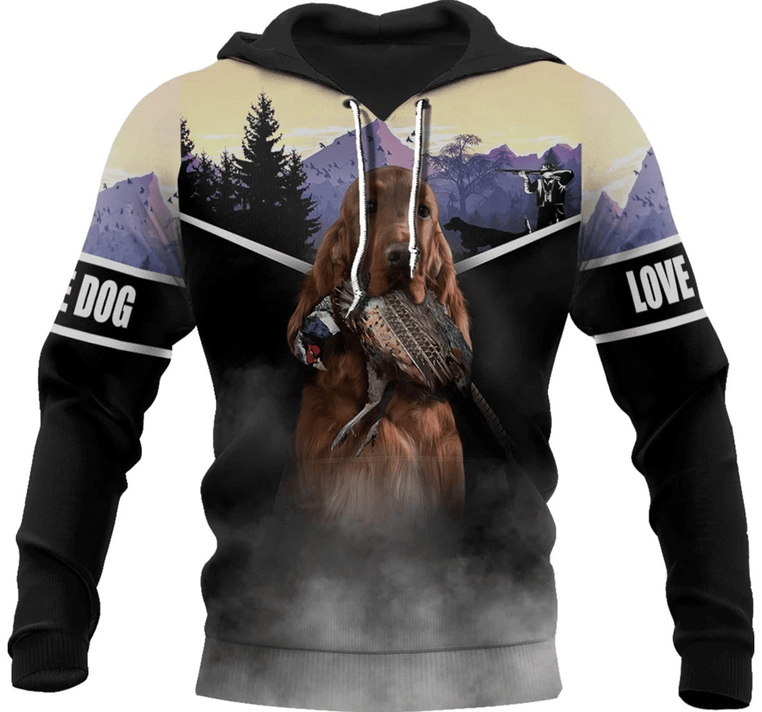 Personalized Pheasant Hunting Birthday Hunting - 3D Printed Pullover Hoodie