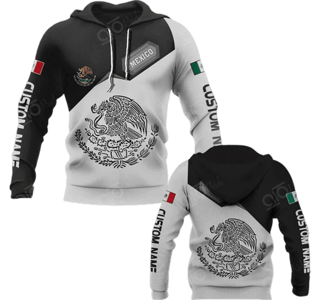 Personalized Mexico Family - 3D Printed Pullover Hoodie