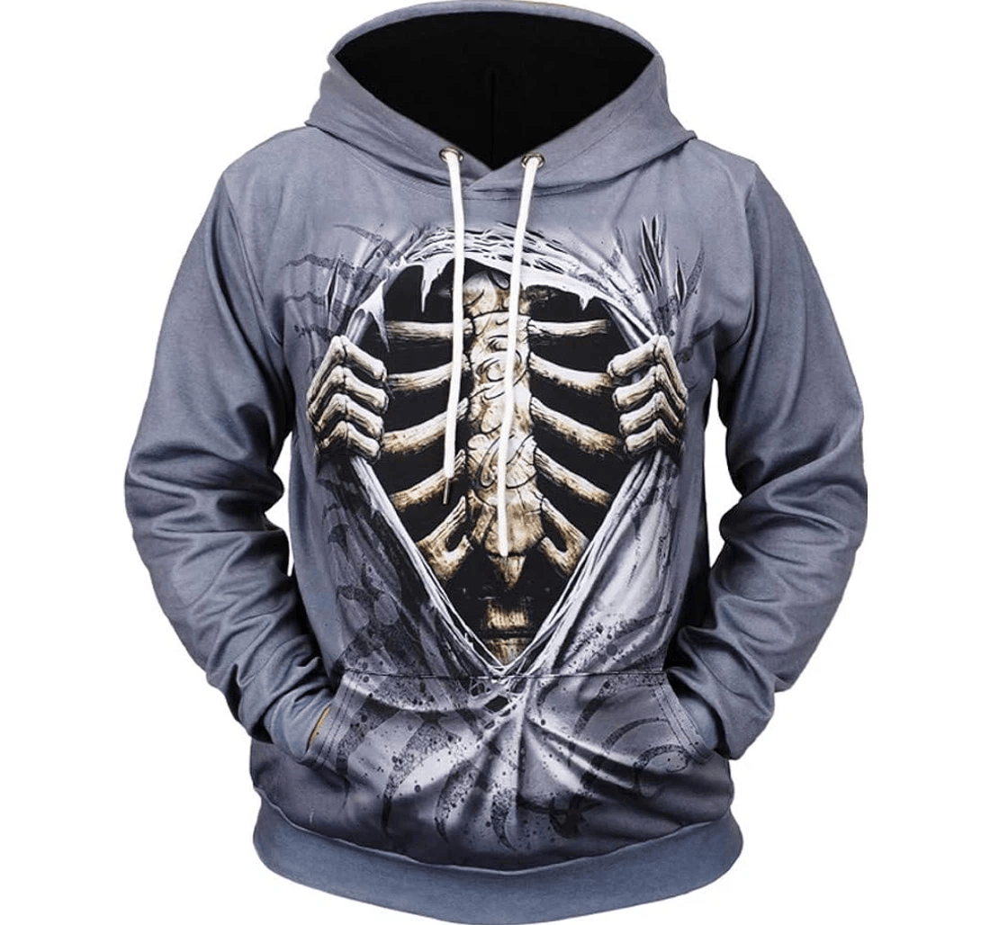 Personalized Men's Autumn Spring Sweatershirt Tops Sweaters - 3D Printed Pullover Hoodie