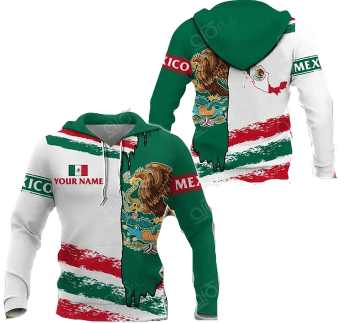 Personalized Mexico Pattern Family - 3D Printed Pullover Hoodie