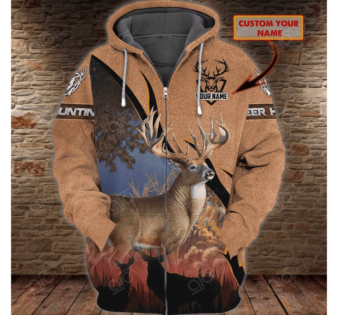 Personalized Hunting Personalized Name - 3D Printed Pullover Hoodie