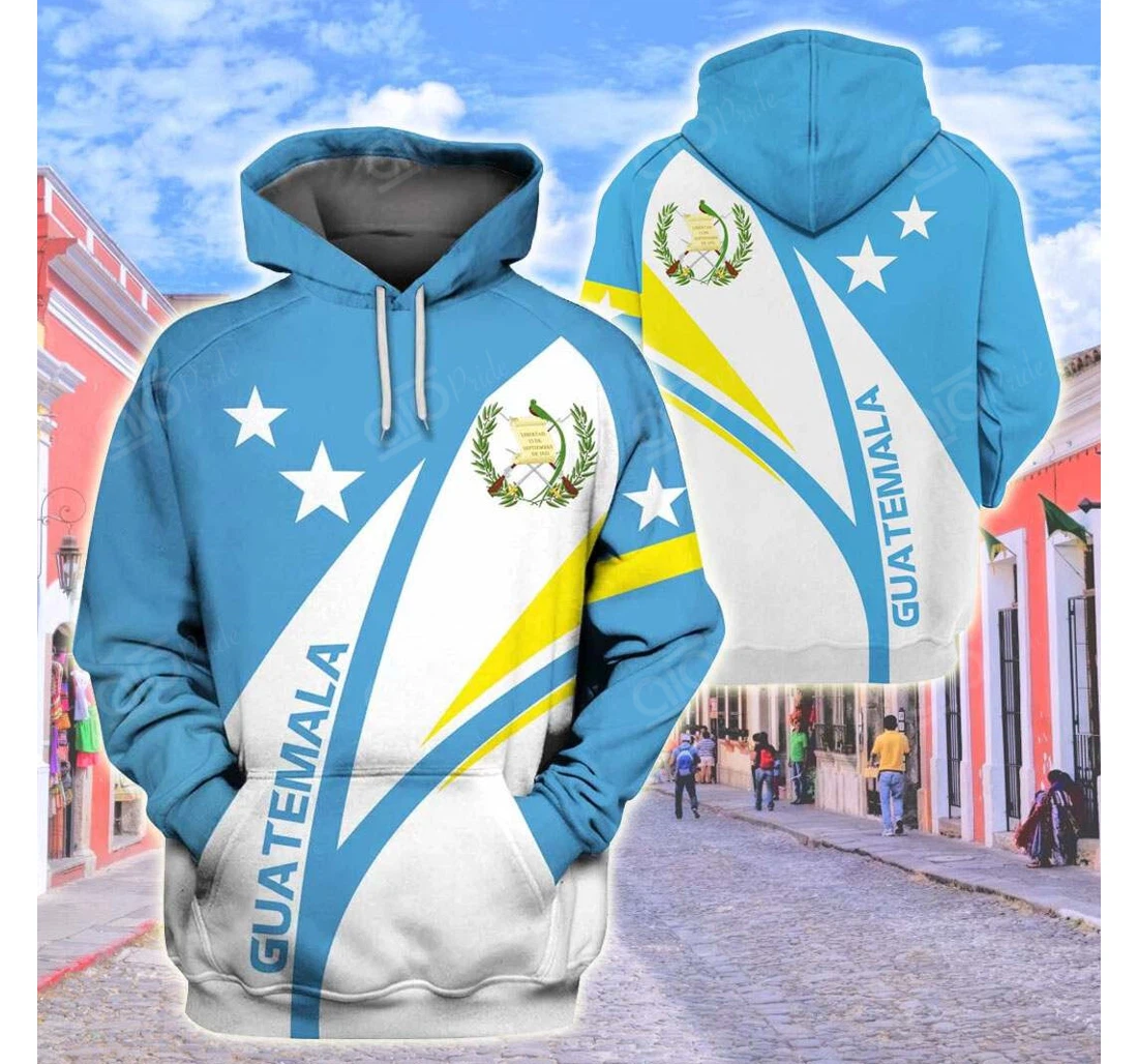 Personalized Guatemala - 3D Printed Pullover Hoodie