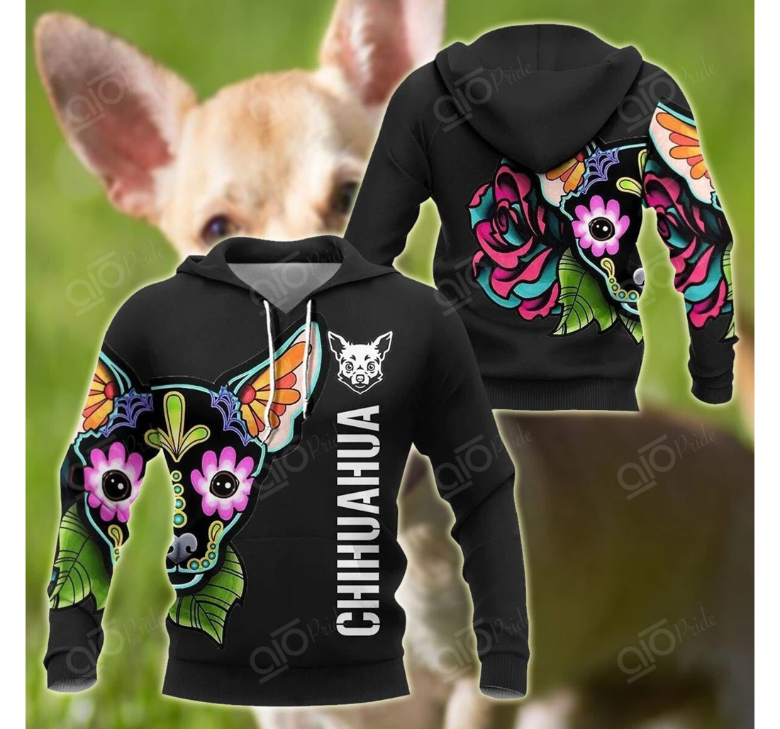 Personalized Chihuahua - 3D Printed Pullover Hoodie