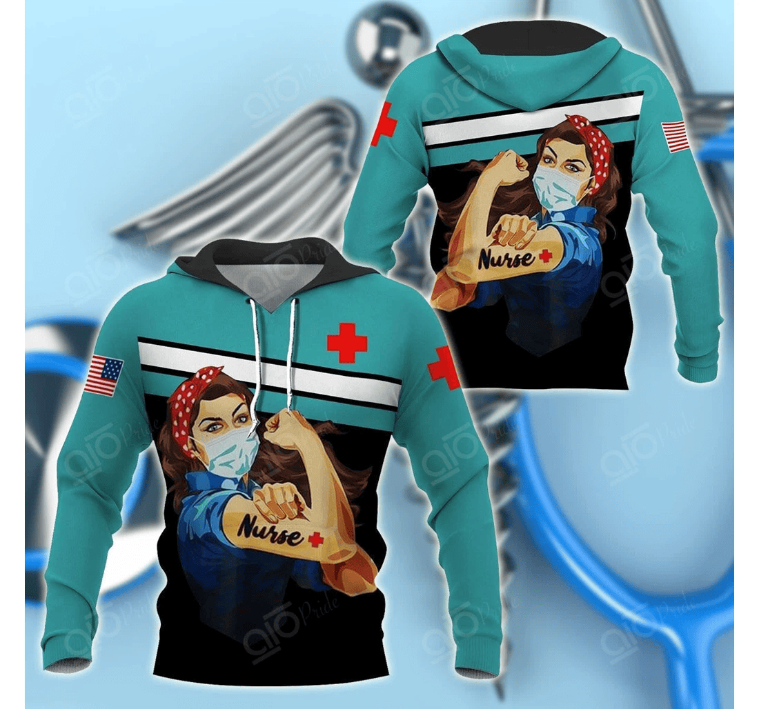Personalized Nurse - 3D Printed Pullover Hoodie