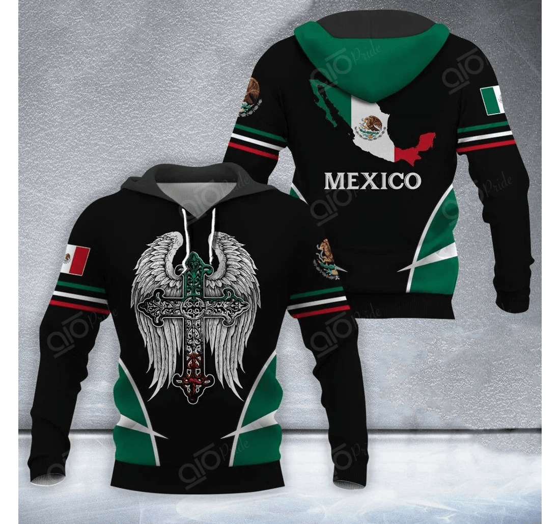 Personalized Mexico - 3D Printed Pullover Hoodie