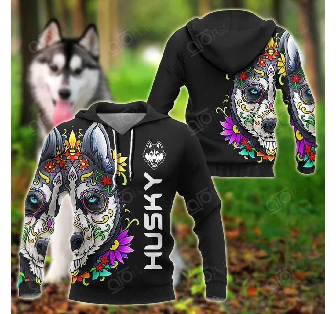 Personalized Husky - 3D Printed Pullover Hoodie