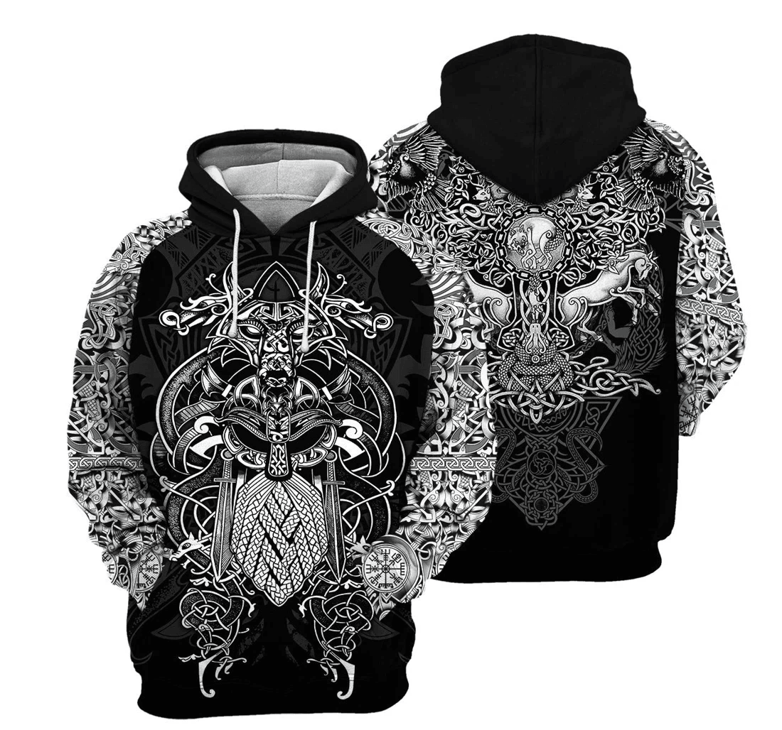 Personalized Viking - 3D Printed Pullover Hoodie