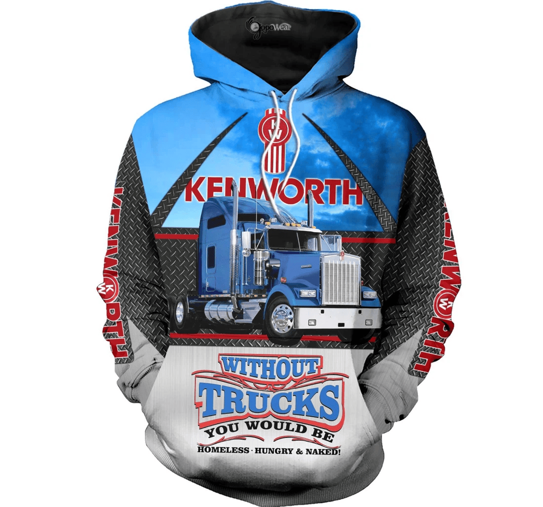 Personalized Kenworth - 3D Printed Pullover Hoodie