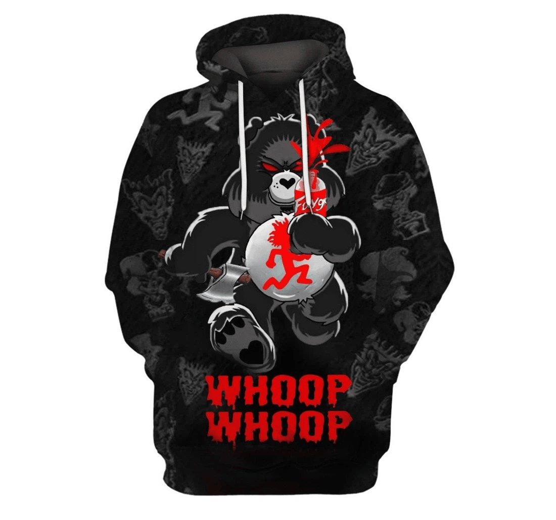 Personalized Whoop Whoop Insane Clown Posse Sugar Bear Sweater - 3D Printed Pullover Hoodie