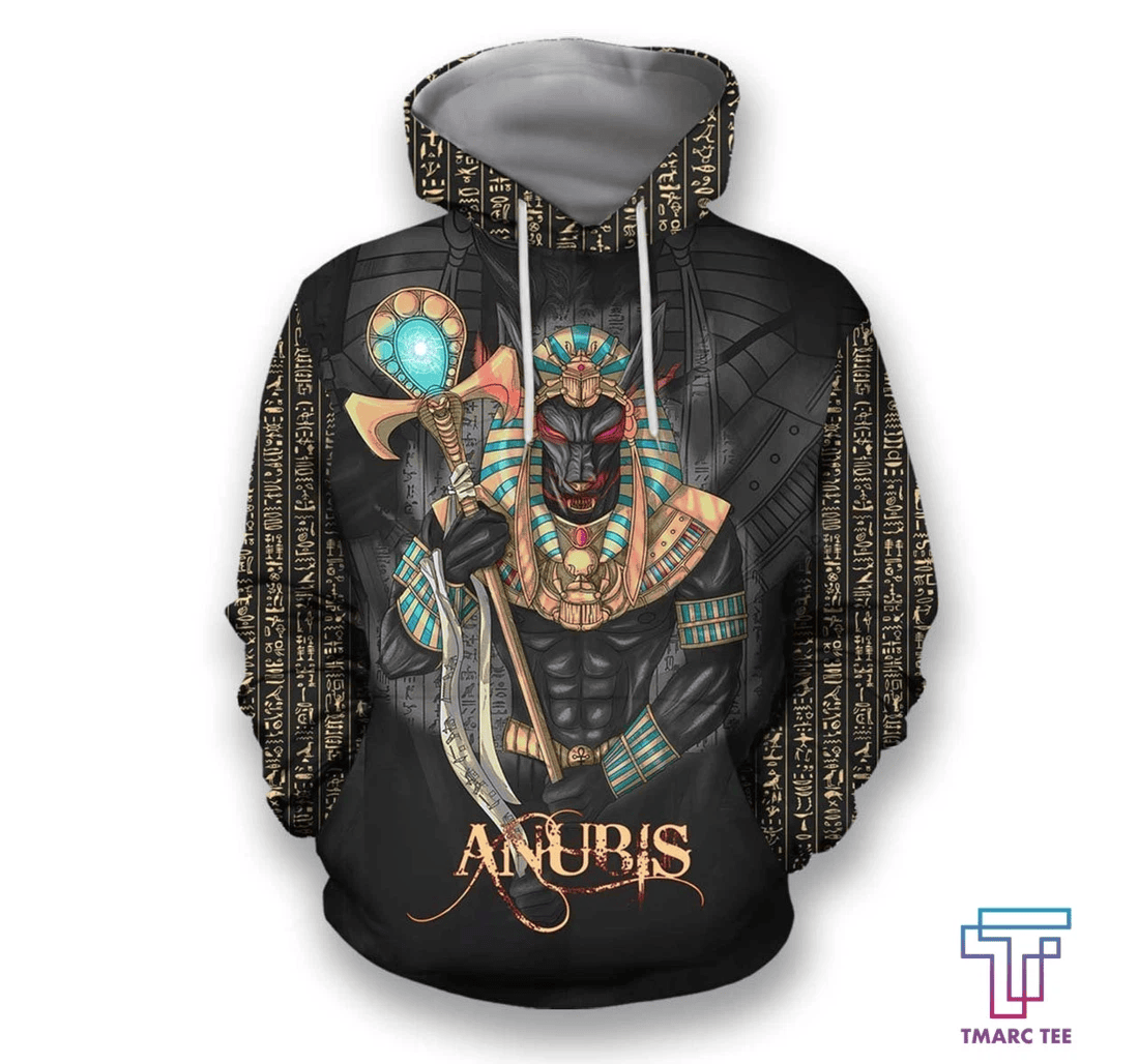Personalized Anubis - 3D Printed Pullover Hoodie