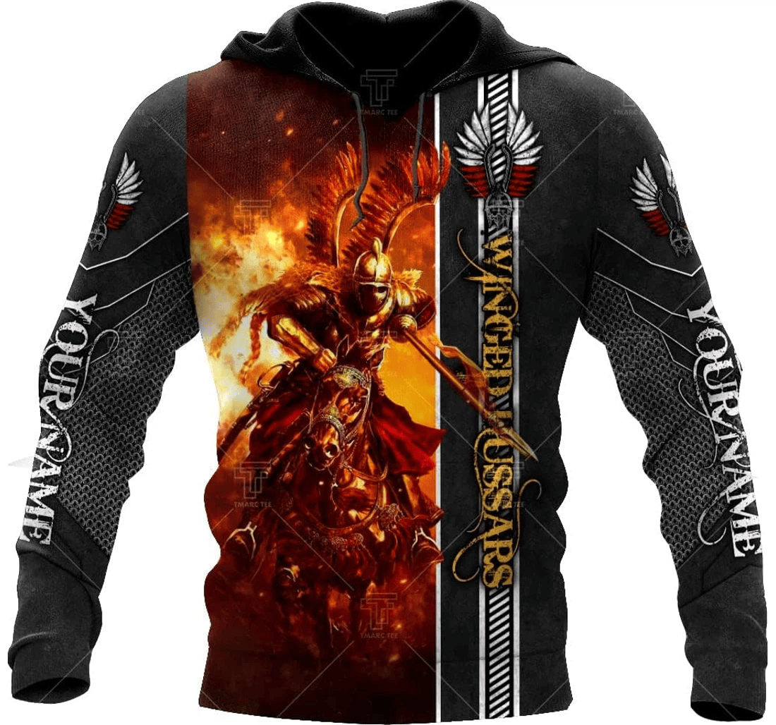 Personalized Winged Hussars Family - 3D Printed Pullover Hoodie