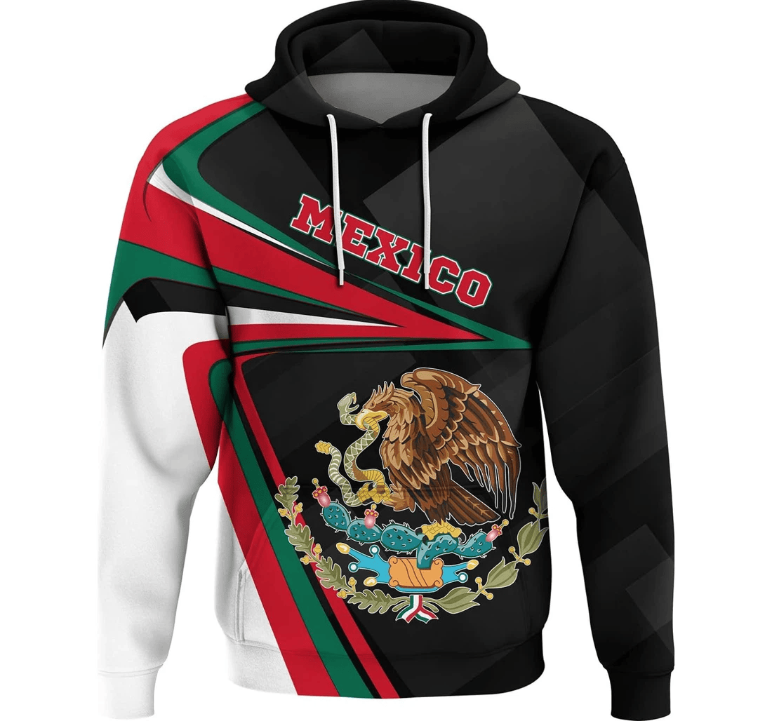 Personalized Mexico Pattern Family - 3D Printed Pullover Hoodie