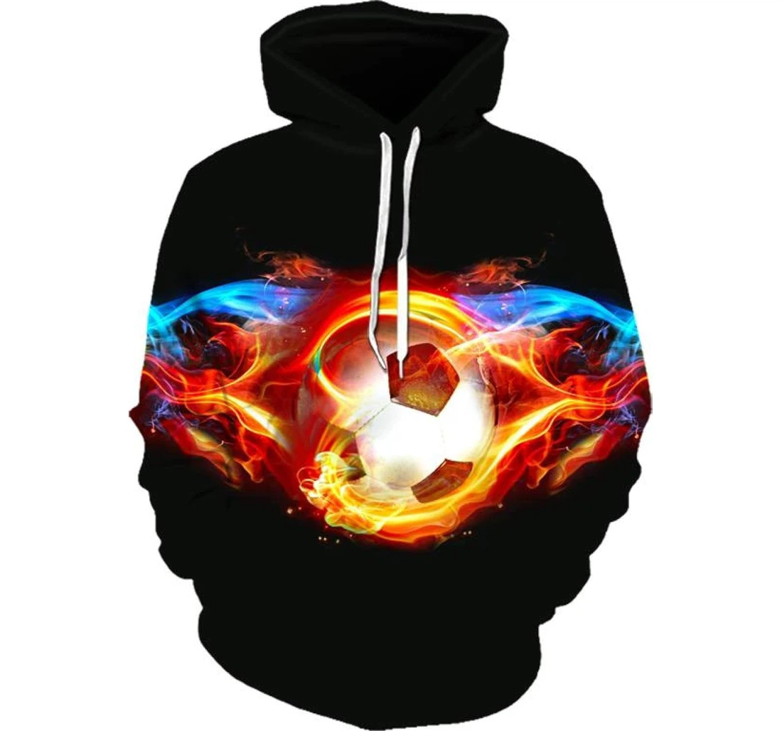 Personalized Football - 3D Printed Pullover Hoodie