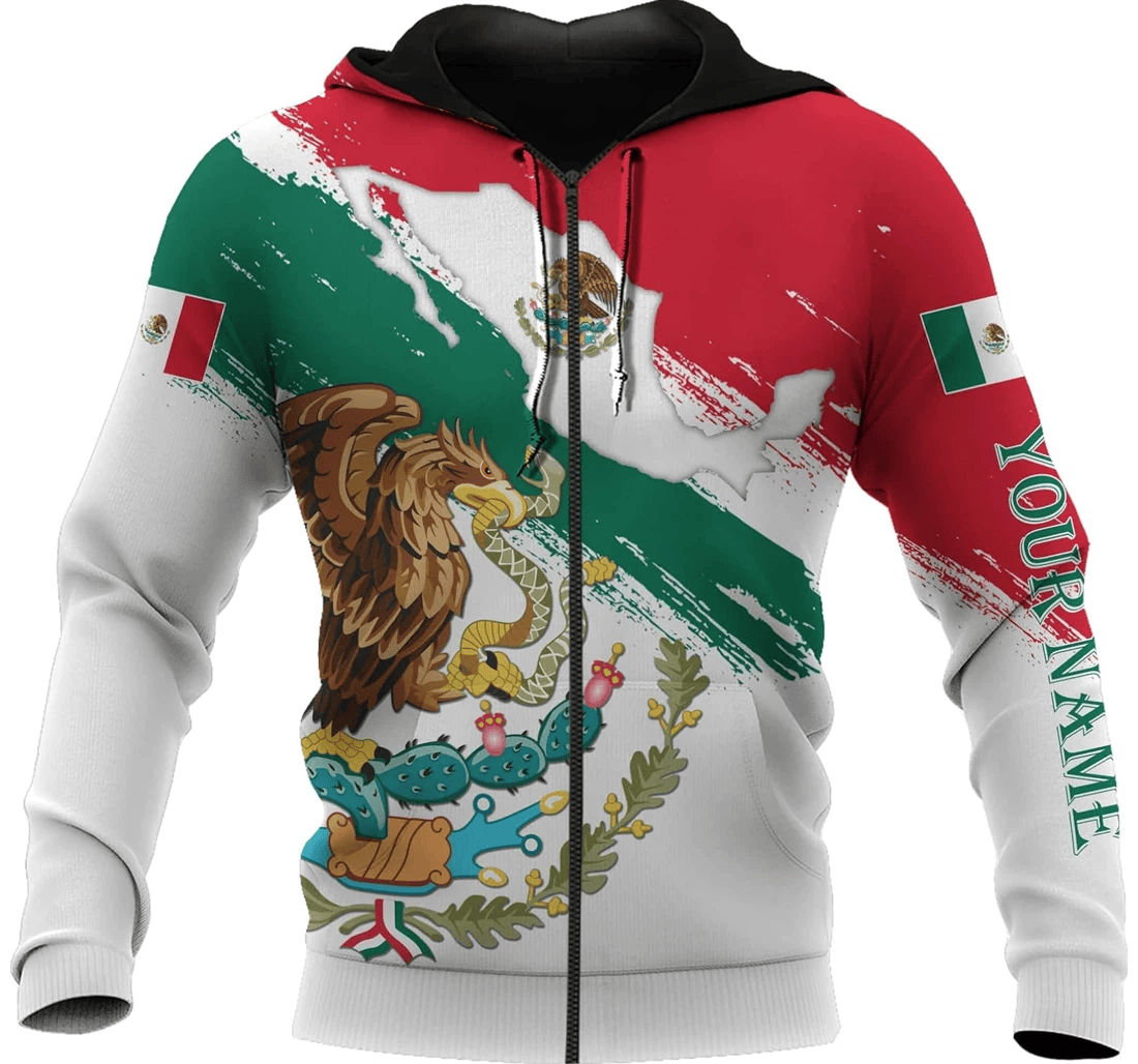 Personalized Mexico Pattern Family - 3D Printed Pullover Hoodie