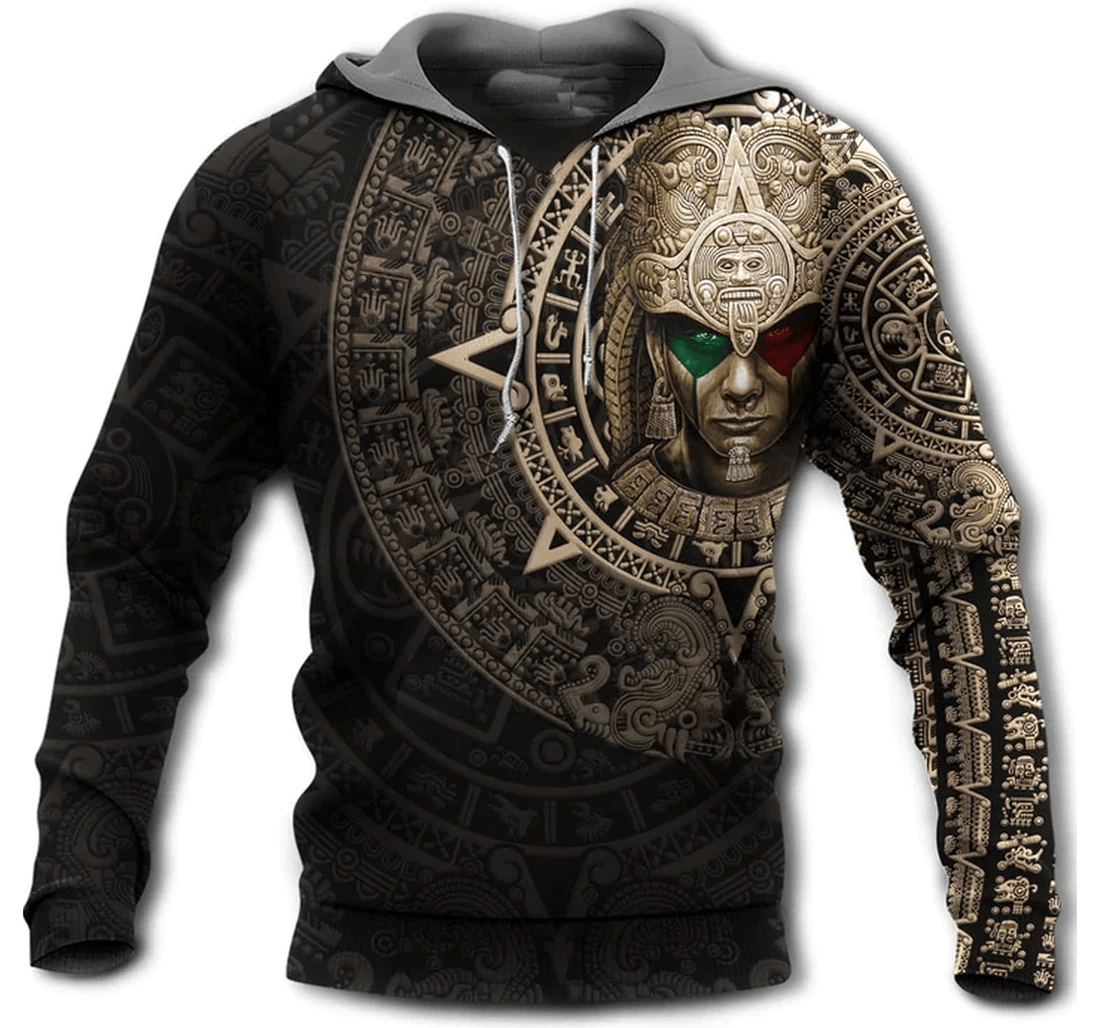 Personalized Aztec Mexico Pattern Family - 3D Printed Pullover Hoodie