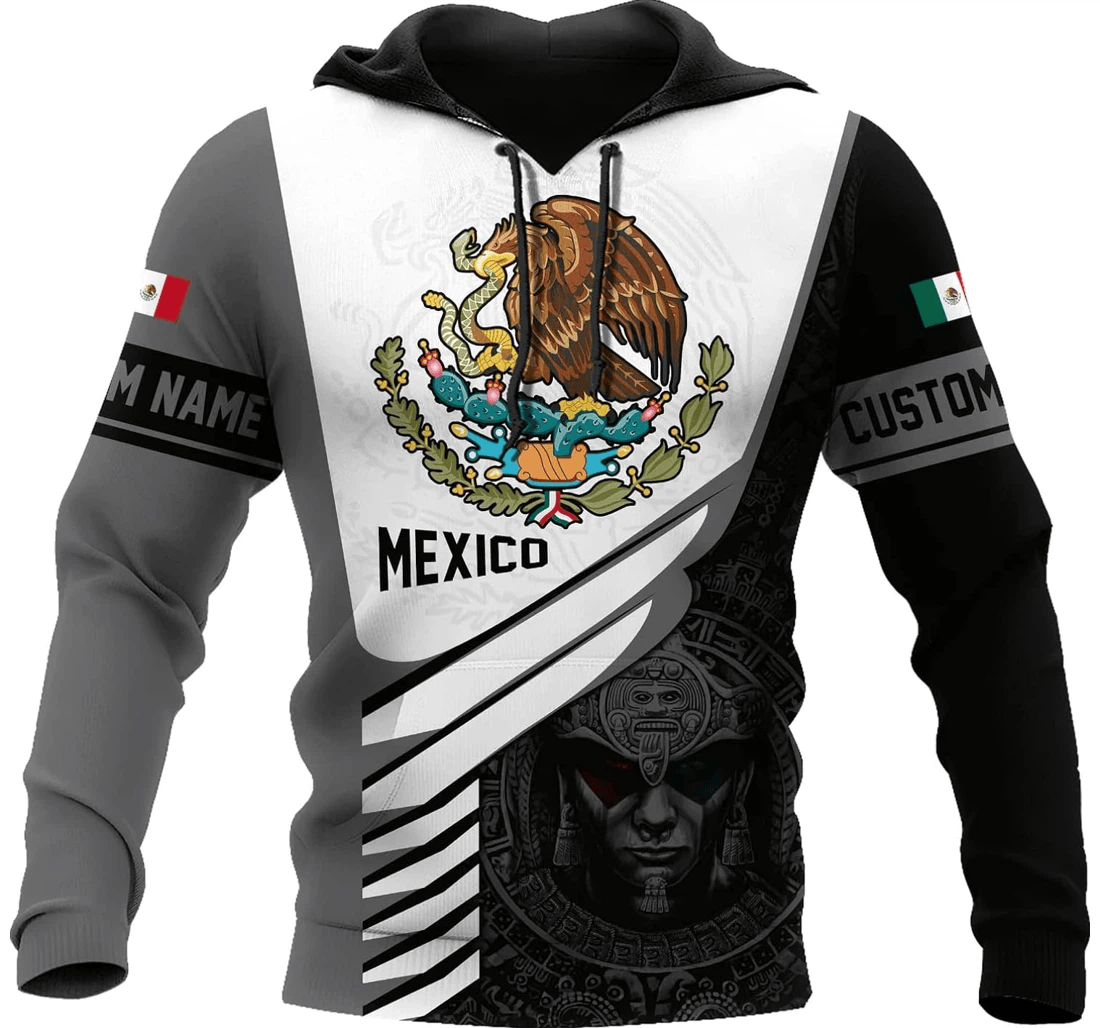 Personalized Mexico Pattern Family - 3D Printed Pullover Hoodie