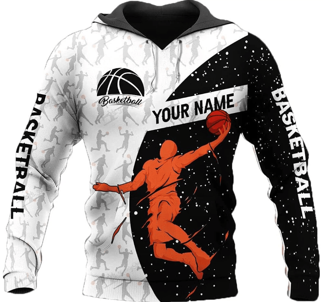 Personalized Basketball Basketball Lovers Family - 3D Printed Pullover Hoodie