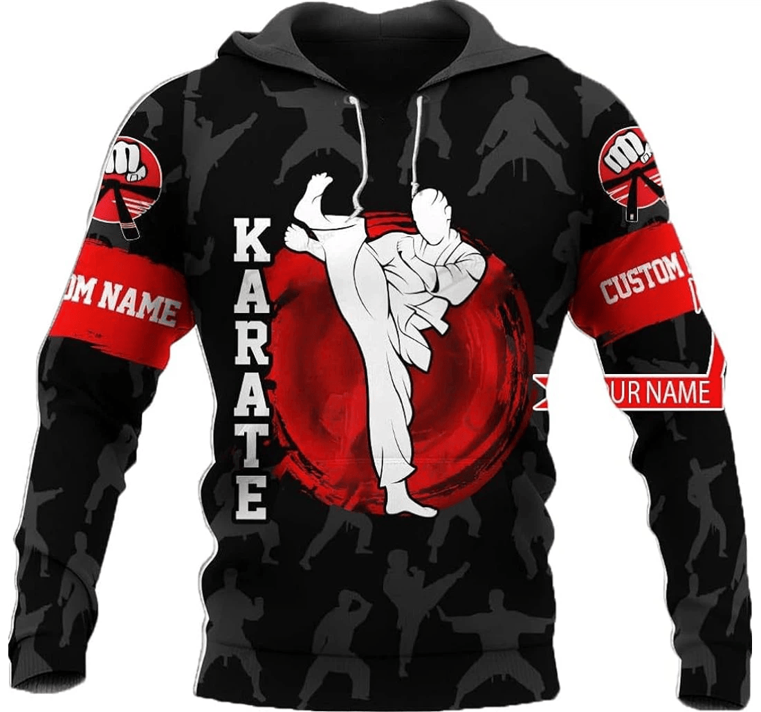 Personalized Karate Karate Lover Family - 3D Printed Pullover Hoodie