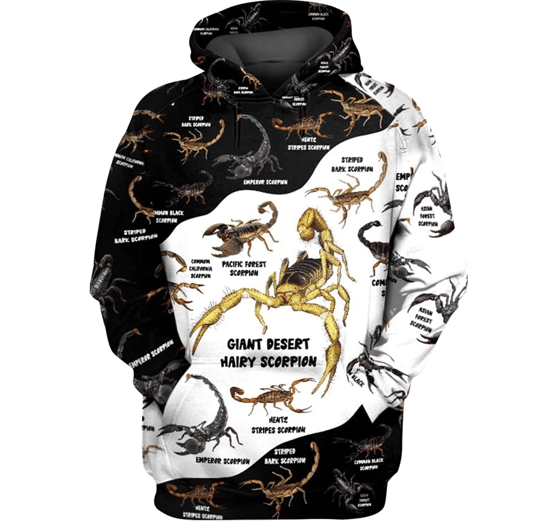 Personalized Collection Of Scorpions Breed Womens In Winter - 3D Printed Pullover Hoodie