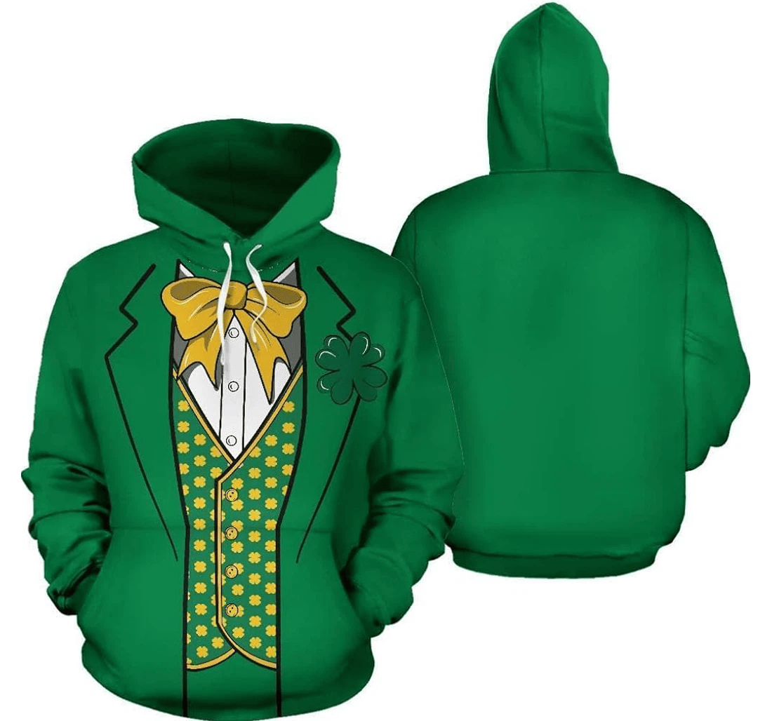 Personalized Happy Day Patrick's Day Irish Yellow Ribbon Xl Xl - 3D Printed Pullover Hoodie