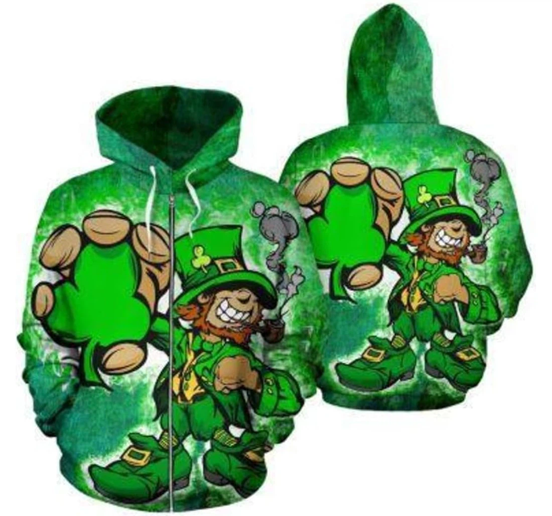 Personalized Happy Day Patrick's Day Irishman Xl Xl - 3D Printed Pullover Hoodie