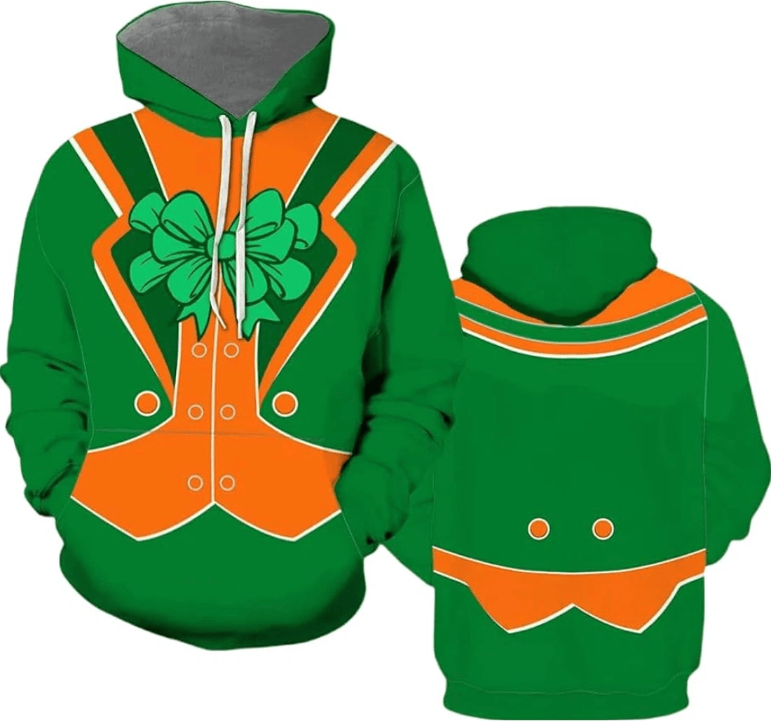 Personalized Happy Day Patrick's Day Irish Ribbon Xl Xl - 3D Printed Pullover Hoodie