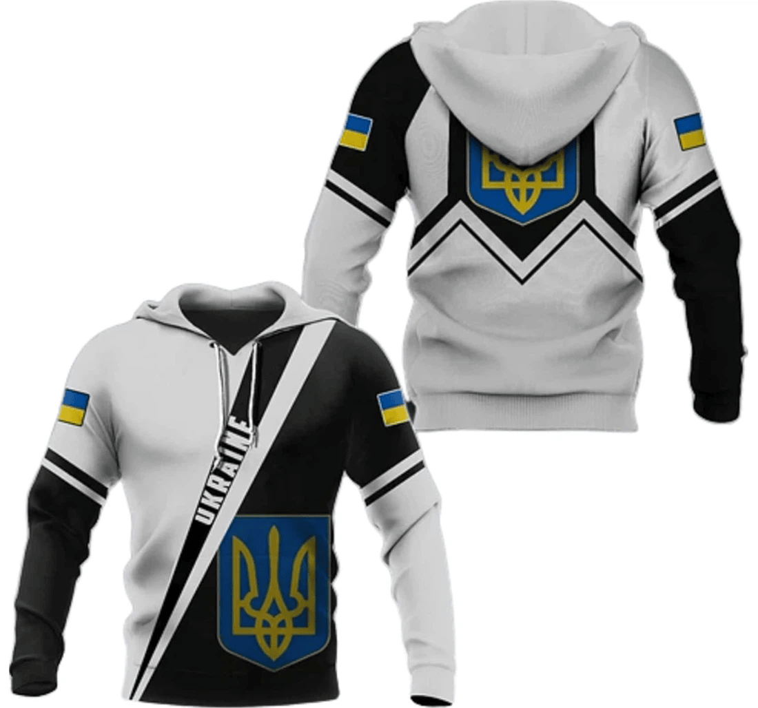 Personalized Ukraine Family - 3D Printed Pullover Hoodie