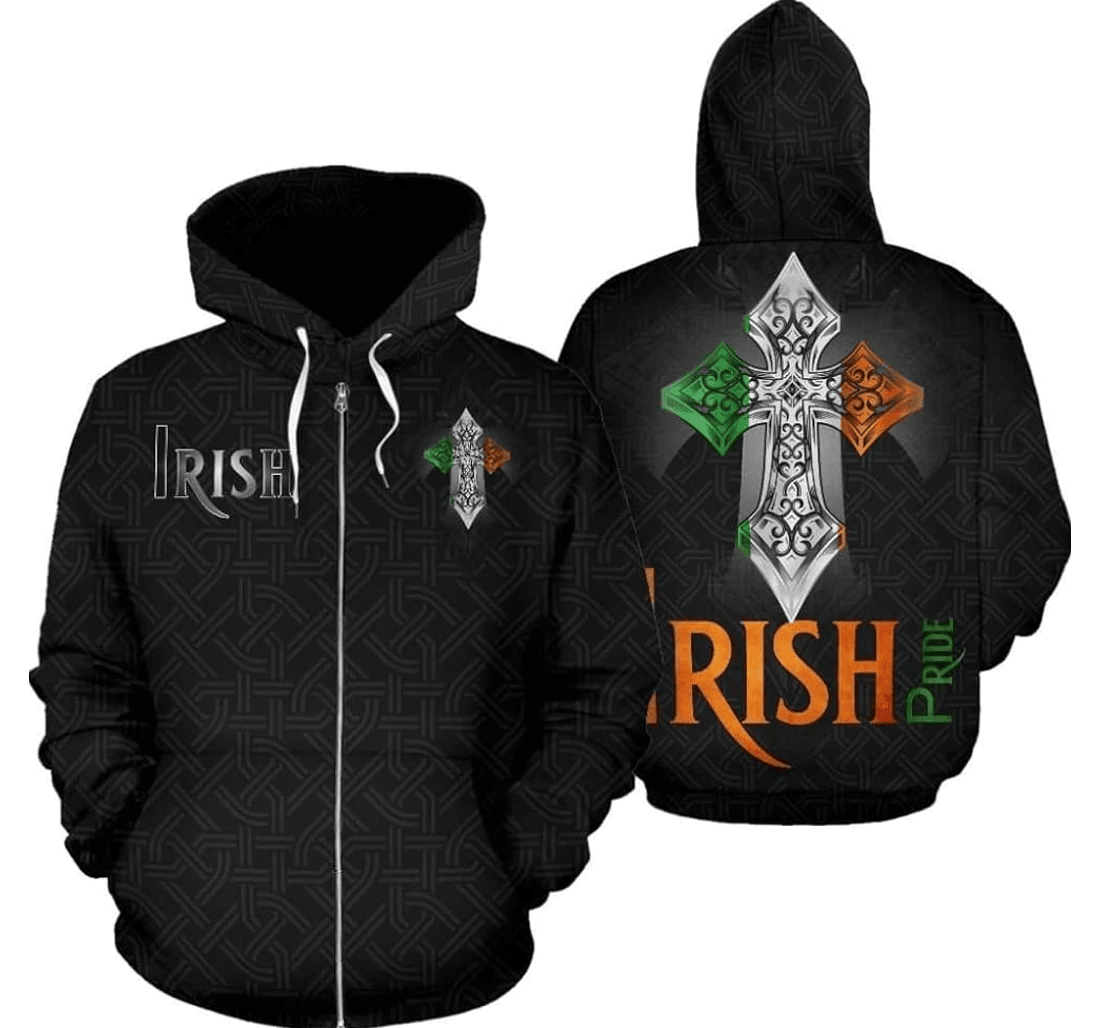 Personalized Happy Day Patrick's Day Irish Celtic Xl Xl - 3D Printed Pullover Hoodie