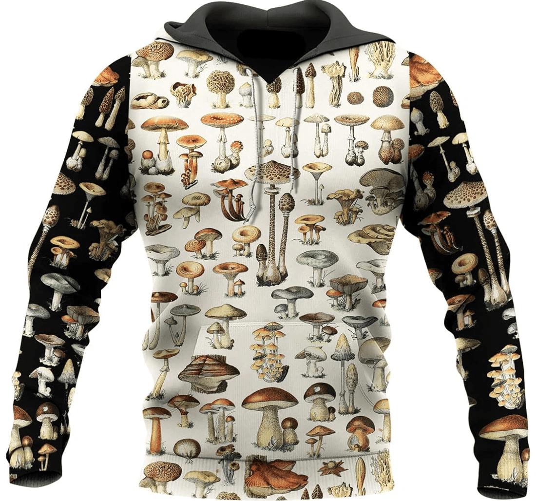 Personalized Champignons Champignons Lovers Family - 3D Printed Pullover Hoodie