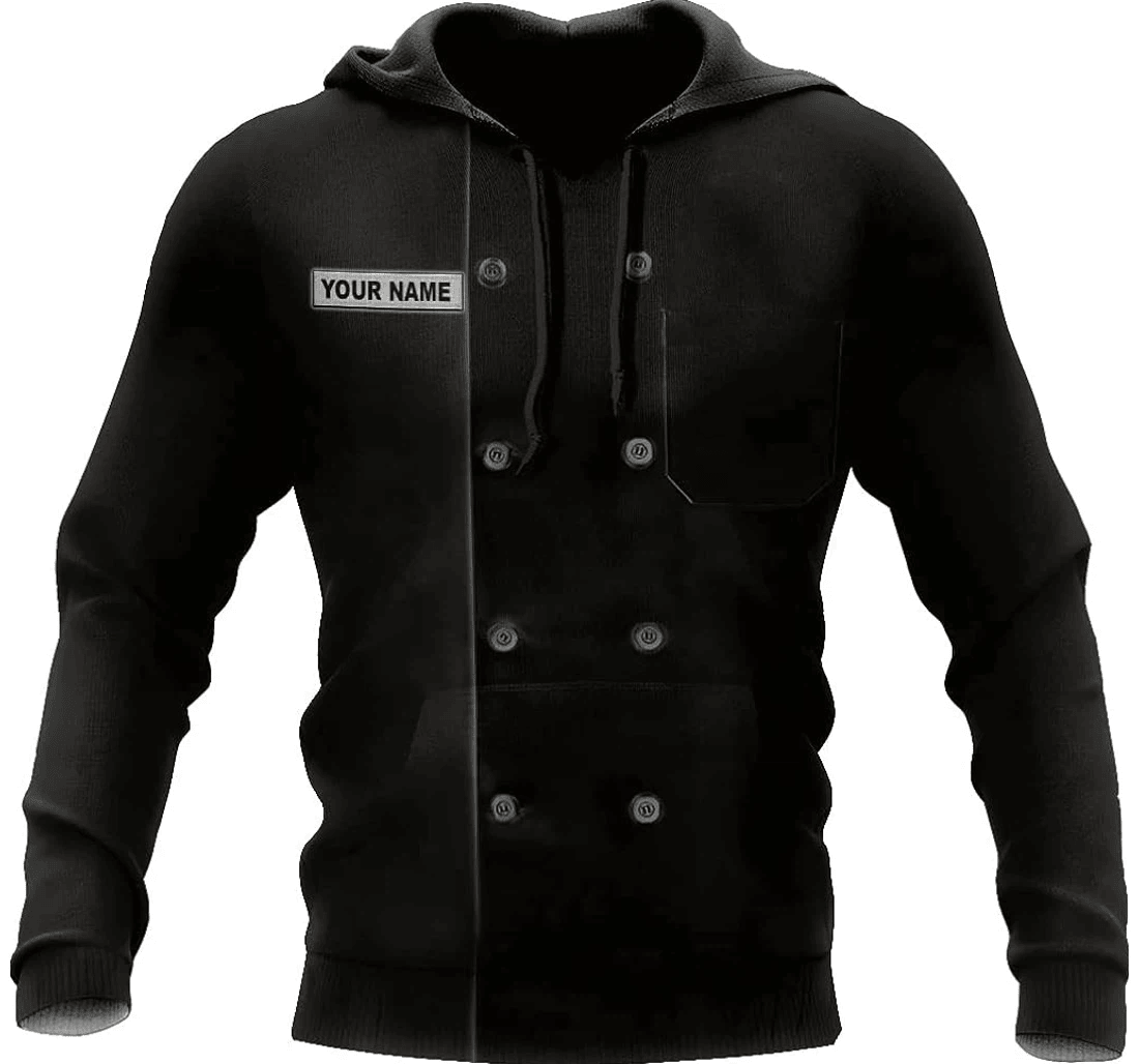 Personalized Chef Chef Us Family - 3D Printed Pullover Hoodie