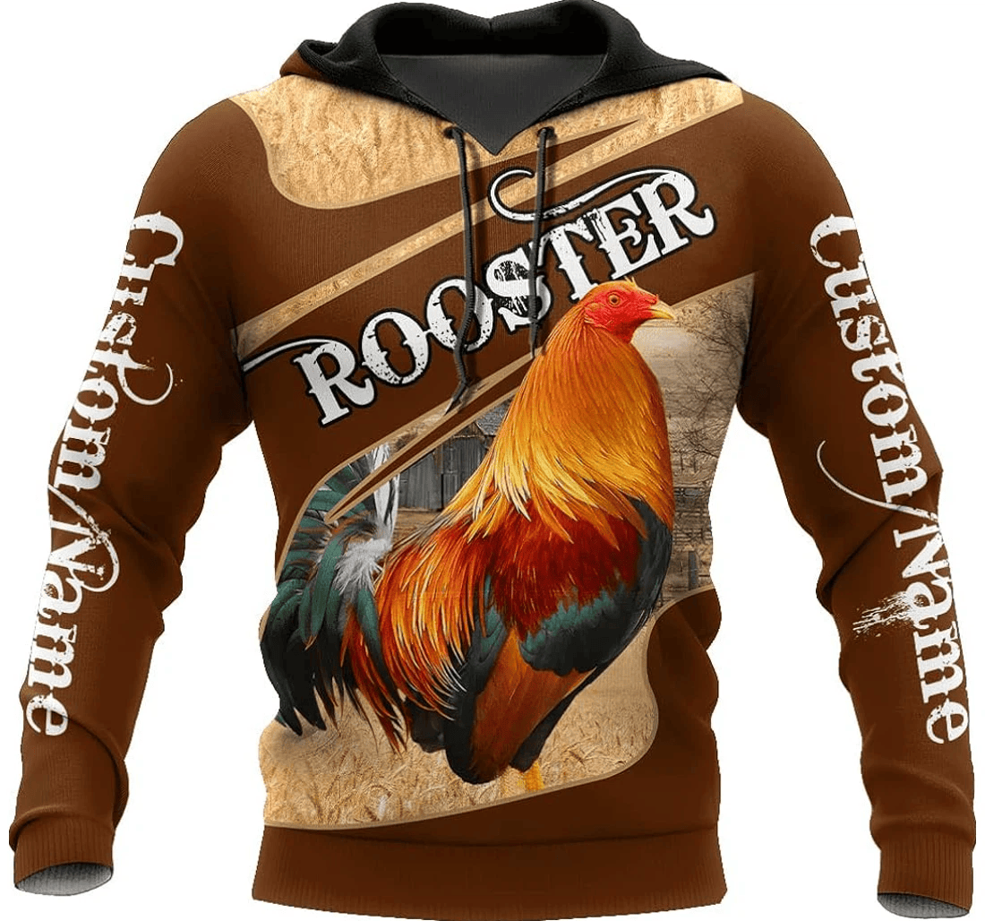 Personalized Rooster Shirts Hd - 3D Printed Pullover Hoodie