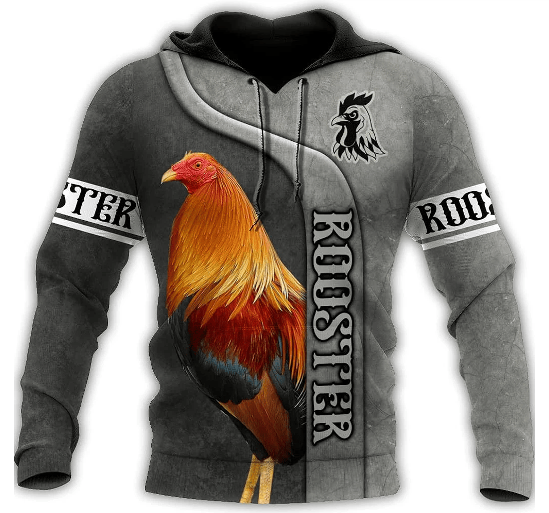 Personalized Rooster Shirts Hd - 3D Printed Pullover Hoodie