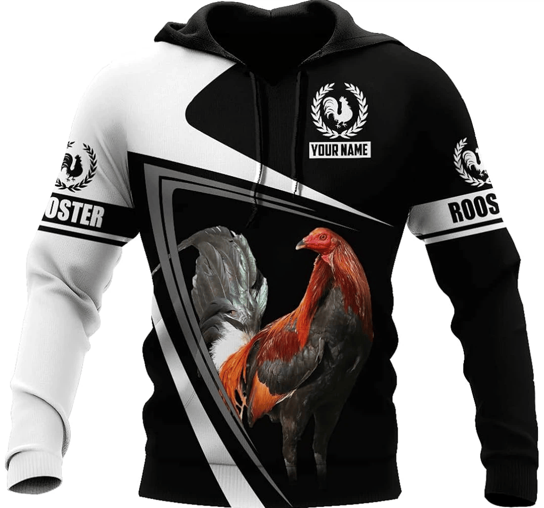 Personalized Rooster Shirts Hd - 3D Printed Pullover Hoodie