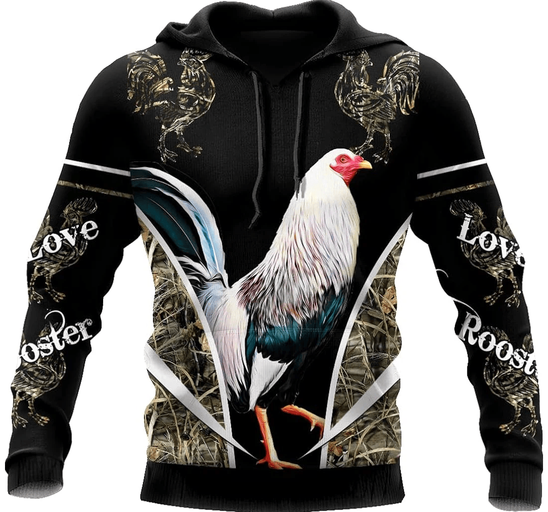 Personalized Rooster Shirts Hd - 3D Printed Pullover Hoodie