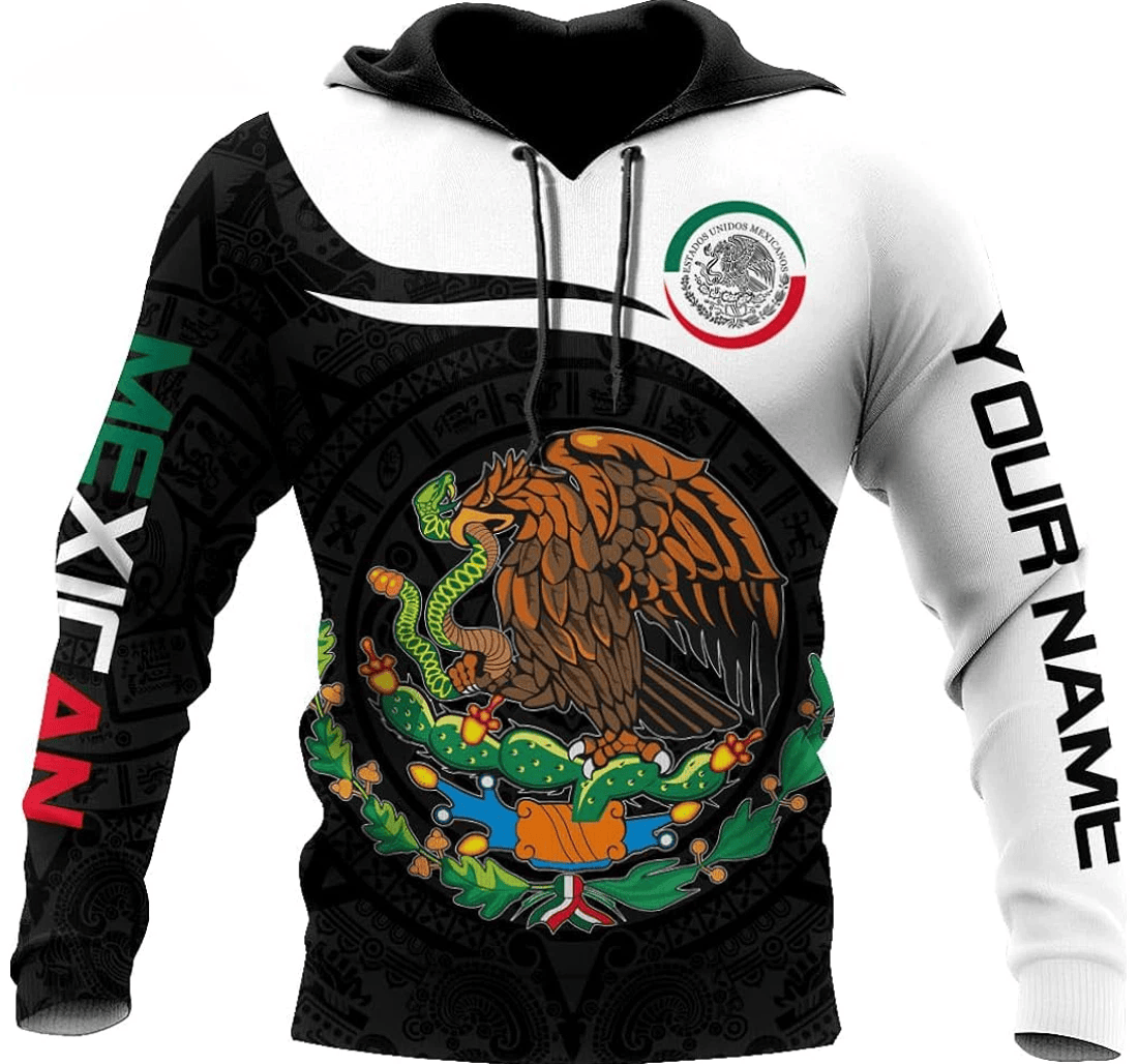 Personalized Customized Name Mexico Shirts Hd - 3D Printed Pullover Hoodie