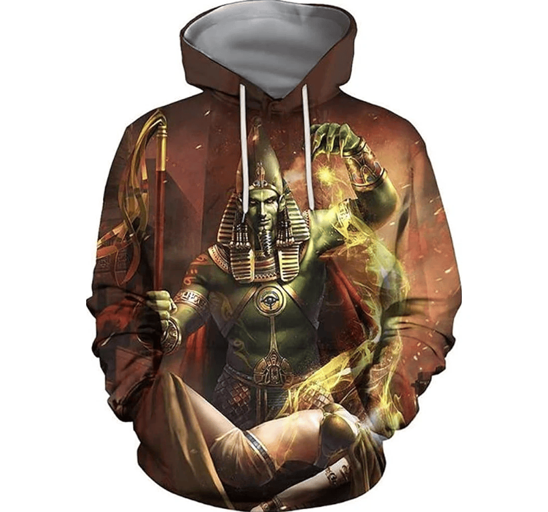 Personalized Ptah Egyptian God - 3D Printed Pullover Hoodie