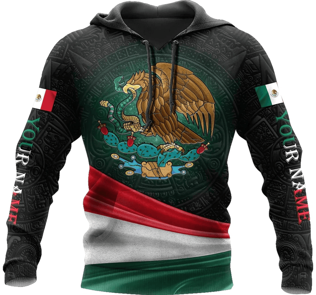 Personalized Mexico Pattern Family - 3D Printed Pullover Hoodie