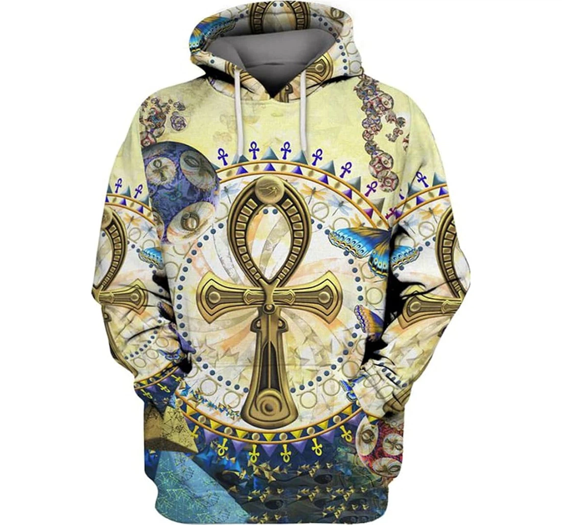 Personalized Ancient Egypt Xl - 3D Printed Pullover Hoodie
