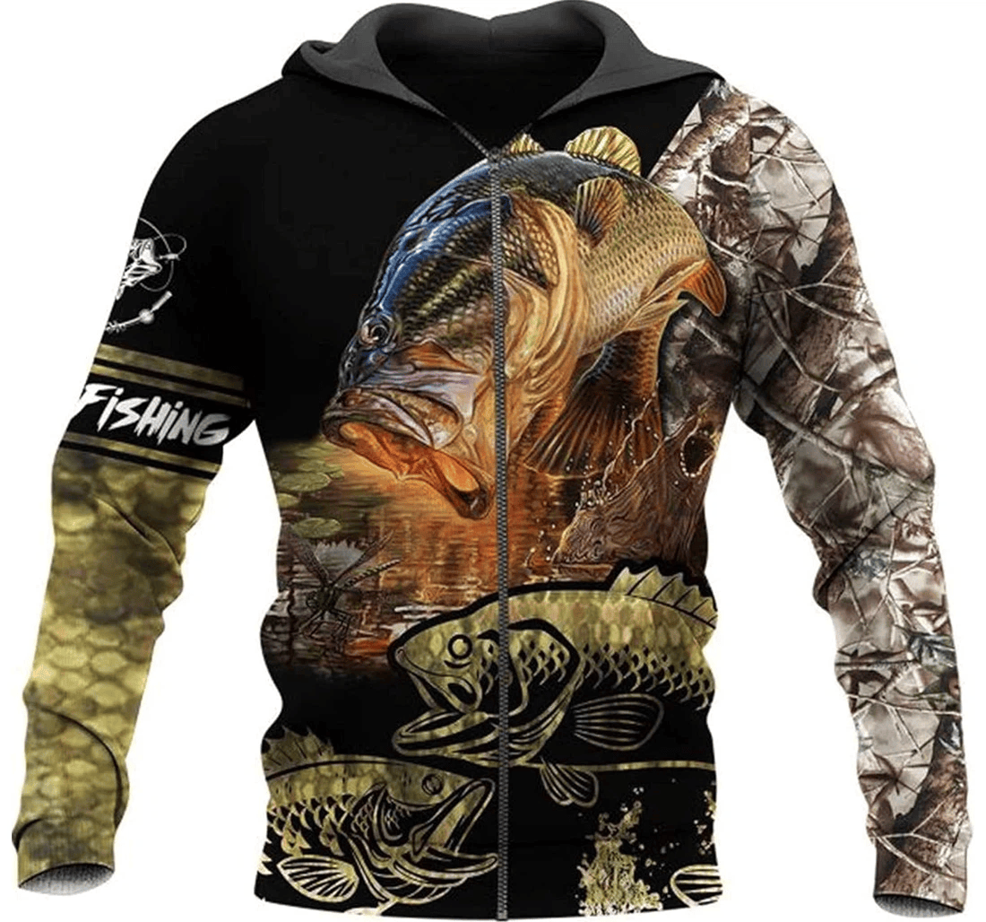 Personalized Crappie Fishing Hunting Hdm - 3D Printed Pullover Hoodie