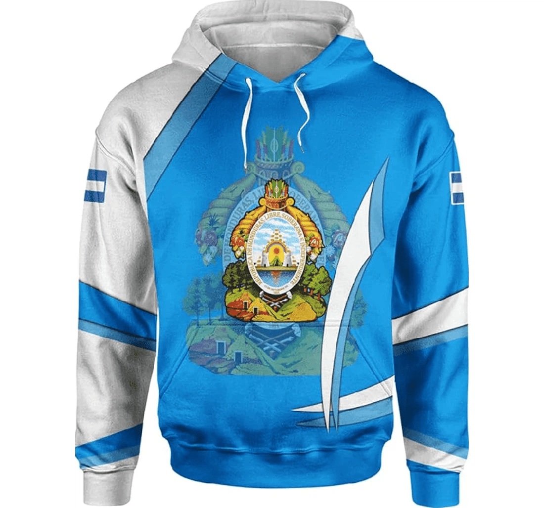 Personalized Guatemala Hometown Flag Honduras Patriotic Lover Hawaiian - 3D Printed Pullover Hoodie