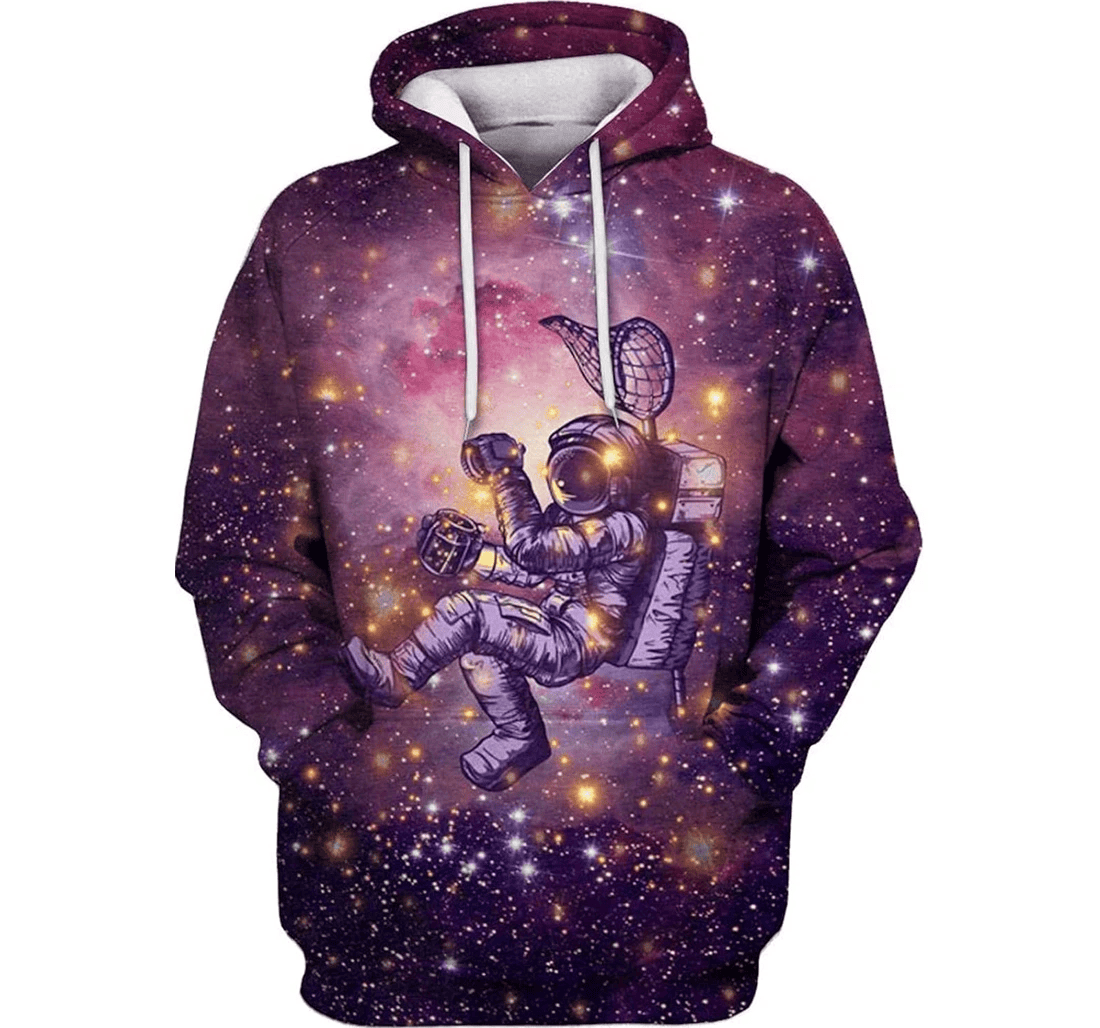 Personalized Gearhumans Astronaut Discovery The Space Hawaiian - 3D Printed Pullover Hoodie